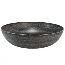 Artikel Dekoschale rund Pflanzschalen Grau Ø37cm H10,5cm 3 St