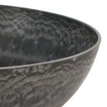 Artikel Dekoschale rund Pflanzschalen Grau Ø37cm H10,5cm 3 St
