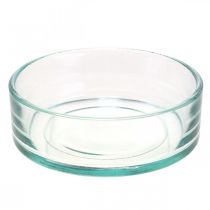 Dekoschale Glas Glasschale Rund Flach Klar Ø15cm H5cm