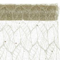 Tischband Dekostoff Champagner x 2 sortiert 35x200cm