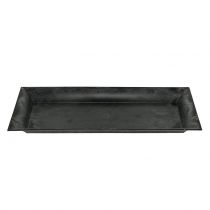 Artikel Dekotablett marmoriert Anthrazit 36x17cm 6St