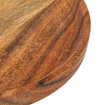 Artikel Dekoteller Dekotablett Holz Akazie Natur Geölt Ø20cm