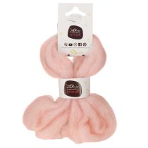Artikel Dekowolle Filzwolle Rosa 2 m, 5 cm breit für Bastelarbeiten und Floristik