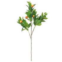 Artikel Dekozweig künstlich Orange und Blüten 78 cm Kunststoff