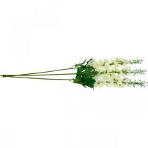 Artikel Delphinium Weiß Künstliche Seidenblumen 80 cm 3 Stück
