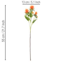 Artikel Künstliche Färberdistel orange 55cm für Wohnraumdeko und Vasen 4St