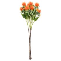 Artikel Künstliche Färberdistel orange 55cm für Wohnraumdeko und Vasen 4St