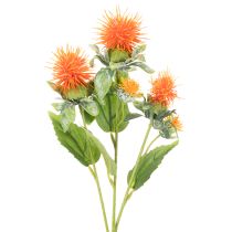 Artikel Künstliche Färberdistel orange 55cm für Wohnraumdeko und Vasen 4St