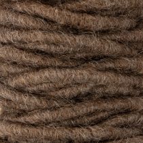 Artikel Wollkordel Braun 0,5 cm x 55 m Dekoschnur für Floristik und Bastelarbeiten