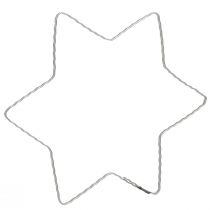 Artikel Drahtstern Wellenring Sterne für Weihnachtskranz 20cm 10 St