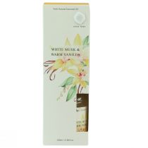 Artikel Duftstäbchen Raumduft Glas Vanille Weißer Moschus 100ml