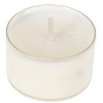 Artikel Teelichter Duftkerzen Citronella 25mm Weiß Outdoor 7h Brenndauer 18 Stück