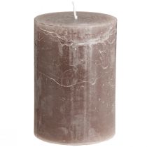 Artikel Durchgefärbte Kerzen Braun Stumpenkerzen 85×120mm 2 St