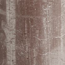 Artikel Durchgefärbte Kerzen Braune Stumpenkerzen 85x200mm 2 St