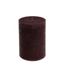 Artikel Durchgefärbte Kerzen Burgund 85x120mm 2St