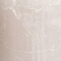 Artikel Durchgefärbte Kerzen Hellgrau Stumpenkerzen 70×120mm 4St