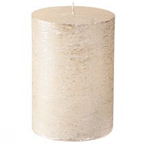Artikel Durchgefärbte Kerzen Platin 85x120mm 2St