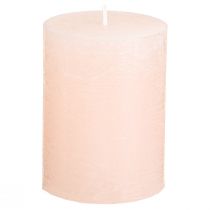 Artikel Durchgefärbte Kerzen Rosa Stumpenkerzen Hellrosa 60×80mm 4 St