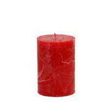 Artikel Durchgefärbte Kerzen Rot 70x100mm 4 St