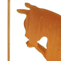 Artikel Edelrost Deko Katze Rostdeko zum Hängen 24,5cm