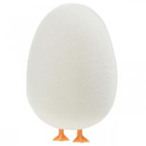 Artikel Dekoeier mit Beinen aus Kunststoff Ø8,5cm Creme H13cm 4 Stück
