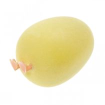 Artikel Osterdekoration Kunststoff Ei mit Beinen Gelb H13cm 4 Stück