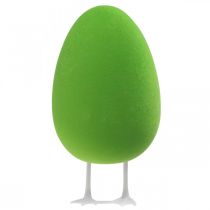 Artikel Osterei Deko-Figur mit Füßen Grün Kunststoff H25cm