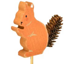 Artikel Eichhörnchen Deko Blumenstecker Holz 9×8×1,5cm 12St