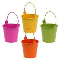 Artikel Eimer bunt Ø8cm H7,5cm 12 St