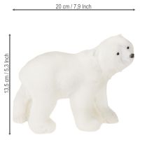 Artikel Dekofiguren Eisbären 3St stehend und sitzend winterlich