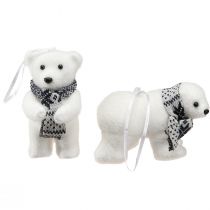 Artikel Eisbär Hängedeko Figuren Set, 11×7 cm, Weiß, 4 Stück