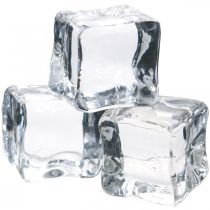 Künstliche Eiswürfel Schaufensterdeko 2cm 20St
