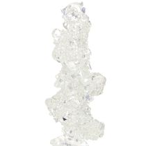 Artikel Eiszapfen Baumschmuck mit Glitzer Winterdeko 17,5cm 4 St