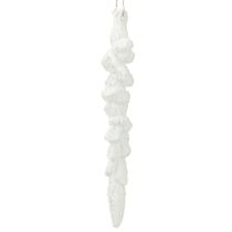 Artikel Eiszapfen Deko beschneit Christbaumschmuck 14cm 4 St