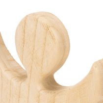 Artikel Holzengel Dekofigur aus Naturholz 30 cm für Innenbereich