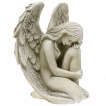 Deko Engel Grabschmuck 16,5cm × 12cm H19cm