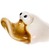 Artikel Keramik Enten Dekofigur Set 13 cm Weiß für Innenbereich