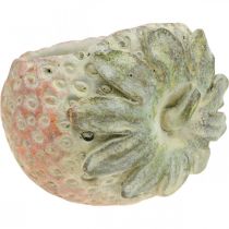 Artikel Deko-Erdbeere aus Beton, Pflanztopf, L17 cm, Rot/Grau