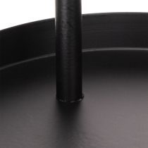 Artikel Runde Metall-Etagere 2-stöckig Schwarz 58 cm für Dekoration