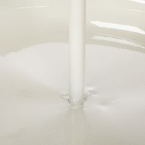 Artikel Etagere Metall dreistöckig 55cm Cremeweiß für Tischdekoration Innenbereich