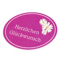 Artikel Etiketten „Herzlichen Glückwunsch" 250St