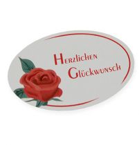 Etiketten „Herzlichen Glückwunsch“ 250St