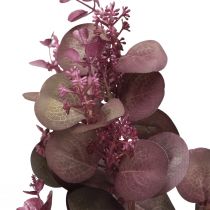 Artikel Dekorativer künstlicher Eukalyptus-Zweig burgund 66 cm, 2 Stück