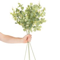 Artikel Künstlicher Eukalyptuszweig mit runden Blättern 75 cm 4er-Set