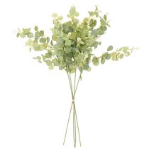Artikel Künstlicher Eukalyptuszweig mit runden Blättern 75 cm 4er-Set