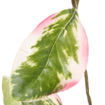 Artikel Künstliche Pflanzengirlande aus Polyester, 150 cm, Grün mit Roséakzenten