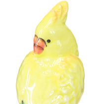 Artikel Kerzenhalter aus Keramik handbemalt Vögel H14,5cm 2er-Set