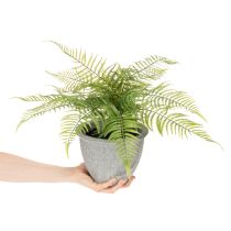 Artikel Künstlicher Farn im Pflanztopf Grün 35cm für Innenräume
