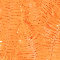 Artikel Konservierter Farnzweig 60 cm orange, Trockenblumen-Dekoration, 10 Stück