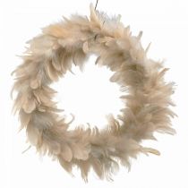Deko Federkranz Rosa Ø25cm Kranz aus Federn